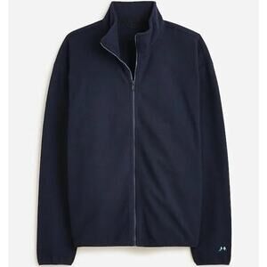J.Crew Full Zip Fleece Jacket Men XL Navy Blue NWT